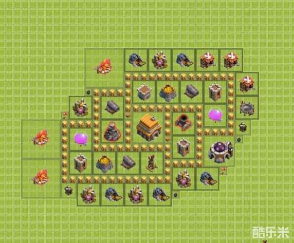 部落冲突5本最强布阵