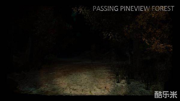 穿越松树林