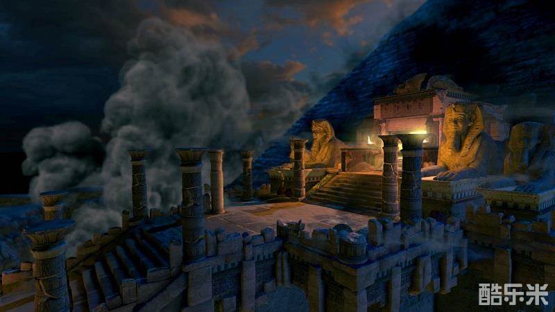 劳拉和奥西里斯神庙