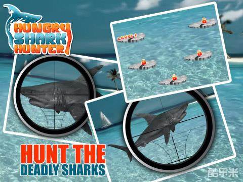 饥饿的鲨鱼猎人