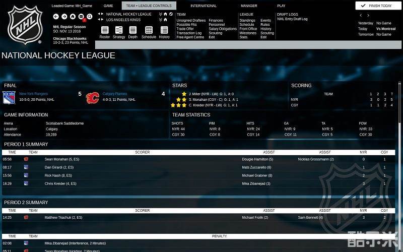 特许经营曲棍球经理3