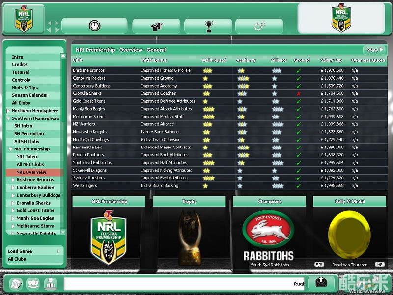 橄榄球联队经理2015