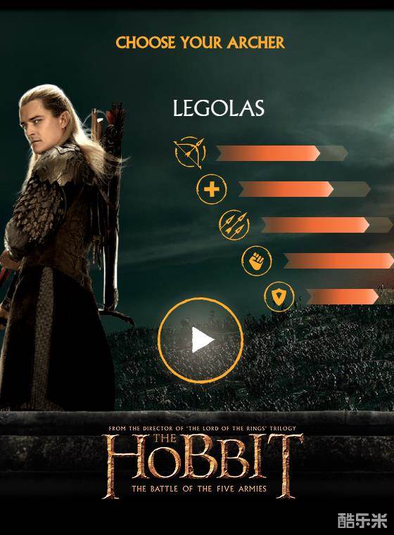 霍比特人之射击半兽人H5