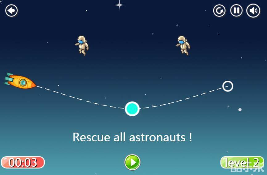 宇航员救援行动H5