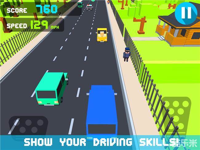 像素游戏:公路飚车